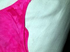 Cumming on a vic secret thong