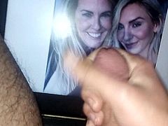 Charlotte flair & Megan cumtribute