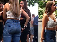 Classic Candid Ass: UK Teen in Jeans!