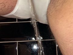 Pissing in white