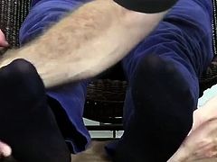 Kiss bad see old man gay sex xxx first time Logan's Feet