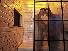 The ideal sex place to have gay sex with your partner is the bathroom. There is no better place to have sex than under the shower. Pierce Paris invited his uncle while he was under the shower, and both came to know about each other's dirty desires. If you want to watch the full video... Join now!