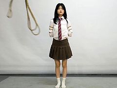 Chinese girl tight bondage