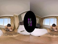 Fuck your hot boyfriend in VR hotel