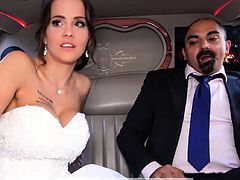 Psychologist watches bride getting sexual experience