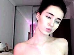 Hot Busty Webcam Babe Masturbate Solo