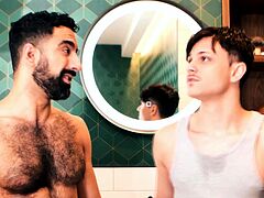 Ali Rush and Enzo Muller shower and anal sex