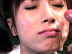 Hinata Tachibana gets nasty gang lovemaking with dildos