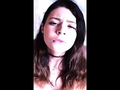 Close up teen pussy gaping action