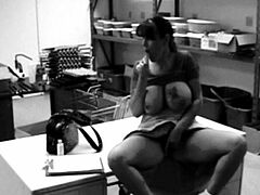 Massive tittied MILF masturbates