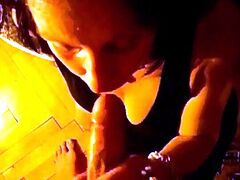 Mature French Amateur Gives a Blowjob on Christmas