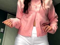 Teen Cute Italian Brunette Solo At