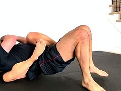 Malily Legs - Malily Mixed Wrestling In Thong