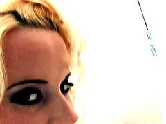 Blonde Hussy Cindy Dollar Takes It in Both Holes