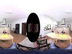 VIRTUAL TABOO - Mom And Daughter Suck One Big Cock