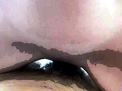 Big cock loving amateur blonde rides dick anally