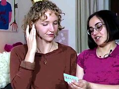 Sexy blond chicks play with toys and vibrators